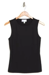 Nordstrom Rack Sculpted Tank Top In Black