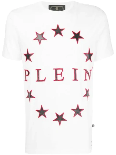 Philipp Plein Star Logo T-shirt In White