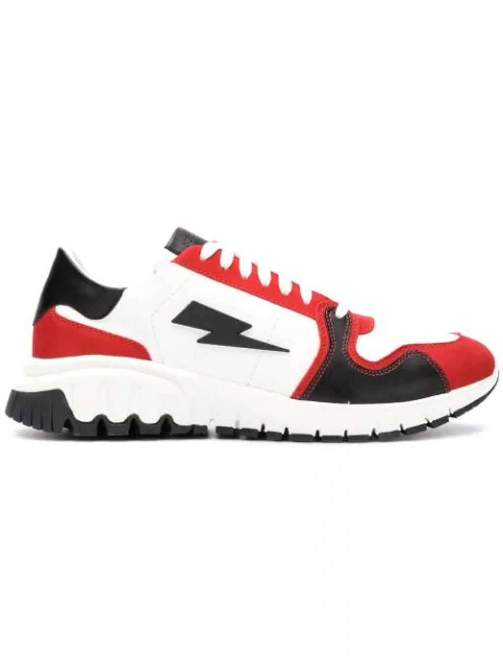 Neil Barrett Red and White Athletic Shoes Neil Barrett Sneakers for Men for Sale | Shop Men main image 2