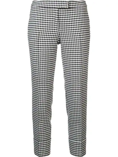 Akris Punto Checked Tailored Trousers - Black