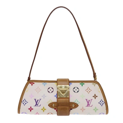 Pre-owned Louis Vuitton Shirley Canvas Shoulder Bag () In White