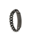 Balmain Logo Chain Bracelet - Black