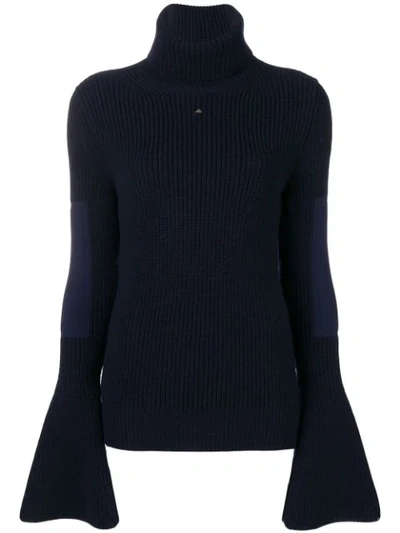 Lanvin Ribbed Turtle In Blue