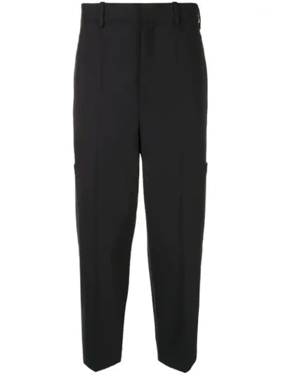 Neil Barrett Cropped Tailored Trousers - Black
