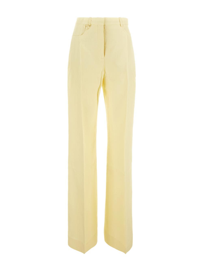 Jacquemus Yellow 'le Pantalon Sauge' Trousers