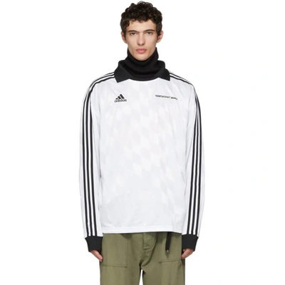 Gosha Rubchinskiy White Adidas Originals Edition Jersey T-shirt In Bianco