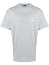 Balenciaga Oversized Logo-print Mélange Cotton-jersey T-shirt In Gray