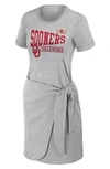 Wear By Erin Andrews University Knot T-shirt Dress In U. Of Oklahoma
