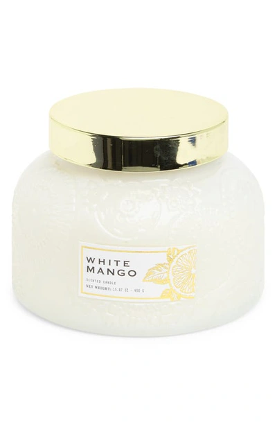 Portofino Candles White Mango Garden Jar Candle In White