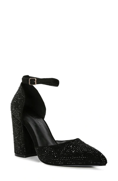 Rag & Co Culver Diamante Pump In Black