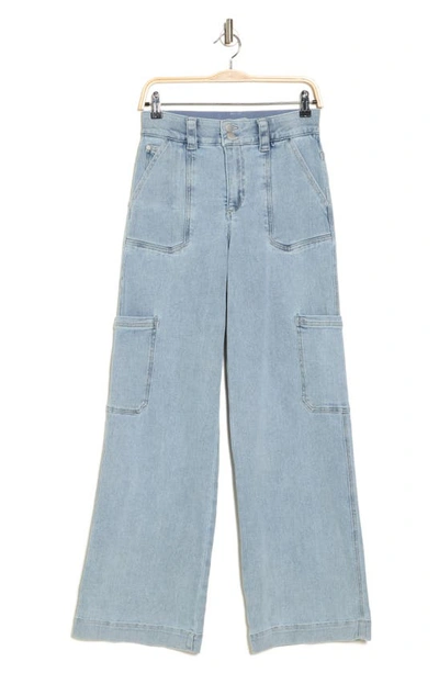 Democracy Ab Tech High Waist Wide Leg Jeans In Light Blue