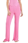 English Factory Wavy Knit Pants In Pink