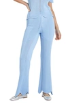 English Factory Wavy Knit Pants In Powder Blue