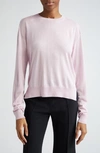 Jil Sander Seamless Crewneck Sweater In 668 Marshmallow