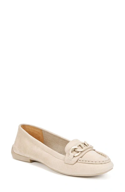 Franco Sarto Farah Chain Loafer In Sand Beige Suede