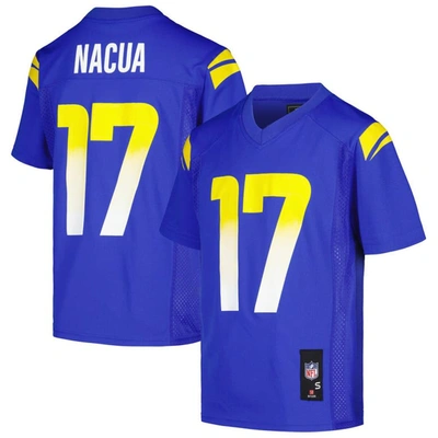 Outerstuff Kids' Youth Puka Nacua Royal Los Angeles Rams  Replica Player Jersey