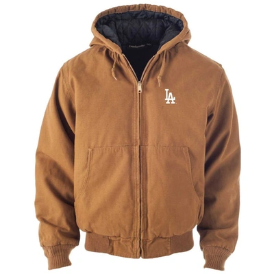 Dunbrooke Brown Los Angeles Dodgers Dakota Work Full-zip Hoodie Jacket