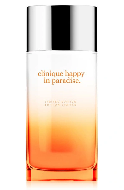 Clinique Happy In Paradise Limited Edition Eau De Parfum 3.4 Oz. In White