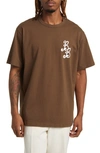 Bogey Boys Essential Cotton Logo T-shirt In Bogey Brown
