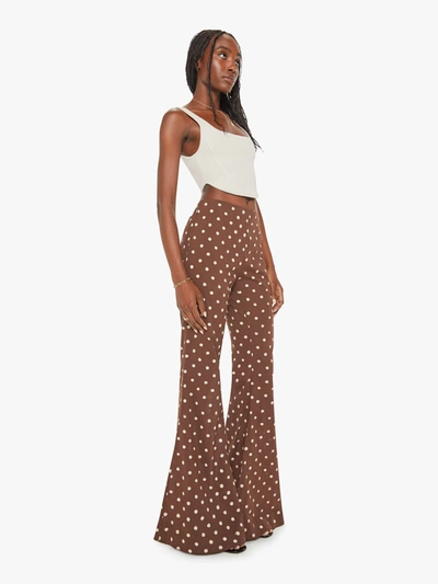 Alix Of Bohemia Farah Flare Trousers Cocoa In Brown