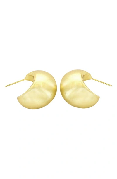 Panacea 14k Gold Plated Huggie Hoop Earrings