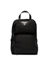 Prada Black One-shoulder Nylon Backpack