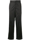 Prada Flared Straight-leg Trousers - Black