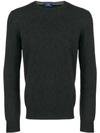 Barba Knit Sweater In Grey
