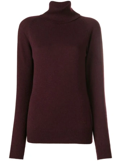 Givenchy Roll Neck Sweater - Red