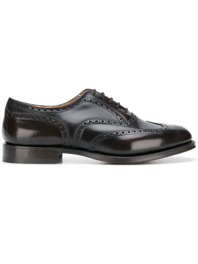Church's Burwood 81 Brogue Shoes - Black In Brown