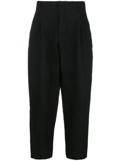 Comme Des Garçons Homme Deux Wide Leg Trousers In Black