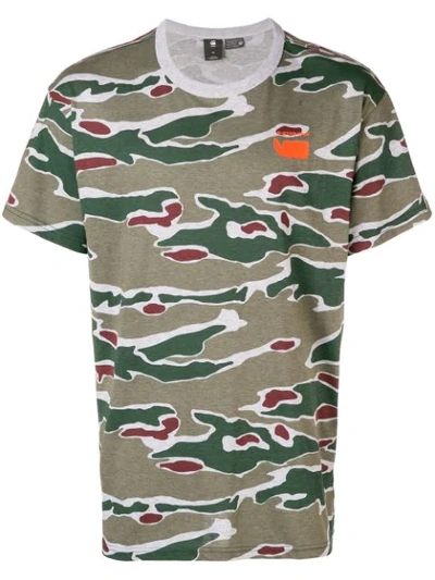 G-star Raw Research Camouflage T-shirt - Green