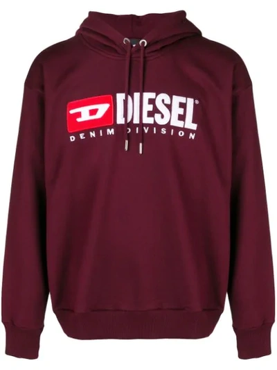 Diesel S-division Hoodie - Red