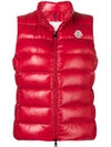 Moncler Padded Gilet - Red