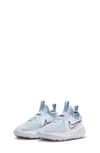 Nike Kids' Flex Runner 2 Slip-on Running Shoe In Football Grey/ Midnight Navy