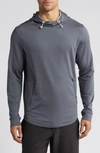 Swannies Ivy Golf Hoodie In Graphite Glacier