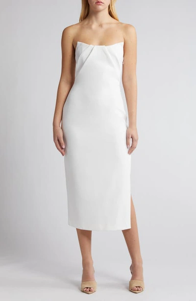 Misha Collection Marcy Cocktail Dress In Ivory
