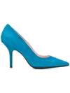 Anna F . Stiletto Pumps - Blue