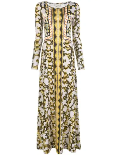 Temperley London Nellie Printed Dress In Yellow