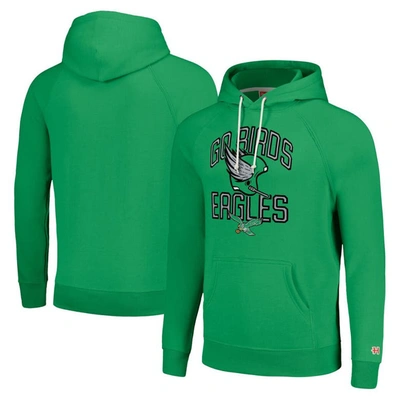 Homage Unisex   Green Philadelphia Eagles Hyperlocal Raglan Pullover Hoodie