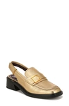 Sarto By Franco Sarto Gianna Slingback Loafer In Gold