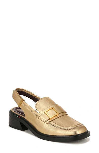 Sarto By Franco Sarto Gianna Slingback Loafer In Gold