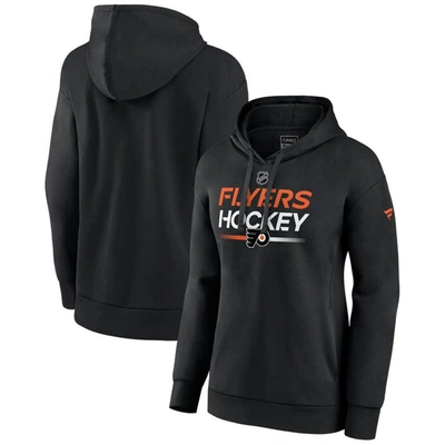 Fanatics Branded Black Philadelphia Flyers Authentic Pro Pullover Hoodie