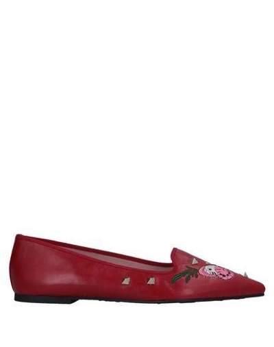 Pretty Ballerinas Loafers In Red