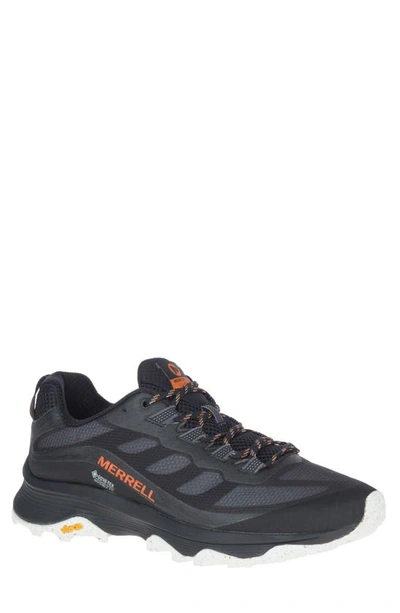 Merrell Moab Speed Gore-tex® Mid Hiking Shoe In Black