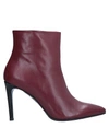 Gianni Marra Ankle Boot In Maroon