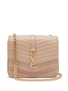 Saint Laurent - Sulpice Small Leather Shoulder Bag - Womens - Nude