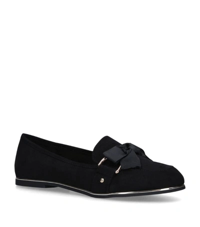 Kg Kurt Geiger Mable Suede Loafers In Black