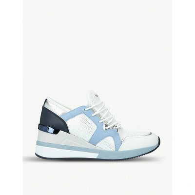 Michael Michael Kors Scout Mesh Trainers In Blue Other