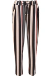 Hanro Striped Cotton And Modal-blend Pajama Pants In Irregular Stripe